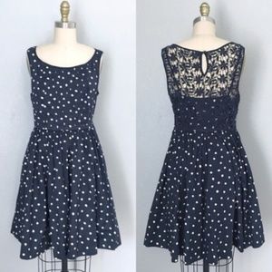 Anthropologie Moulinette Soeurs Polka Dot Dress